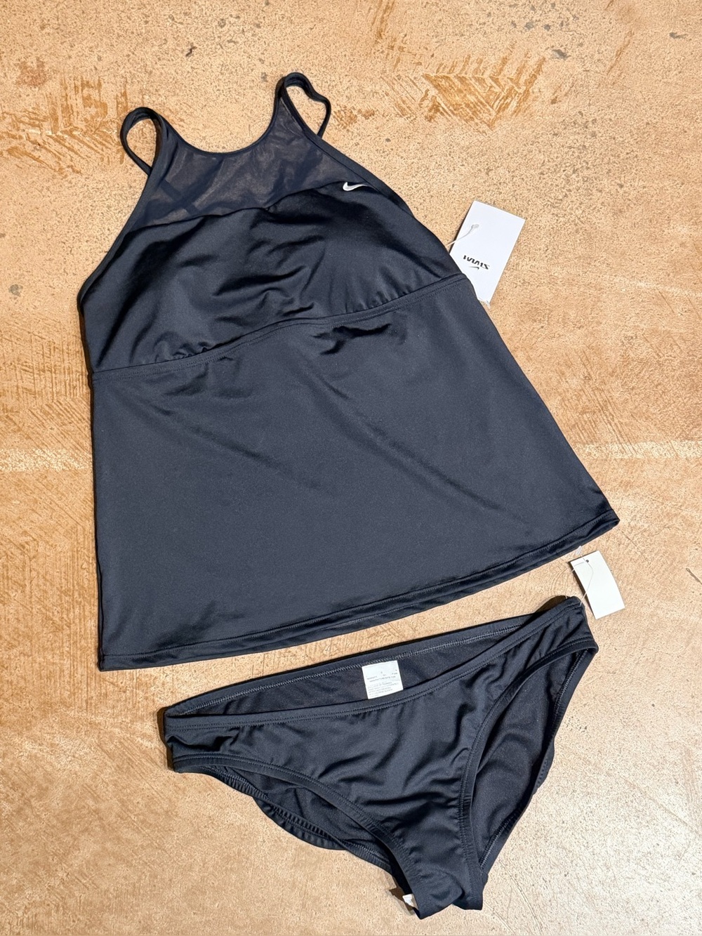 Nike Black Tankini Swimsuit
